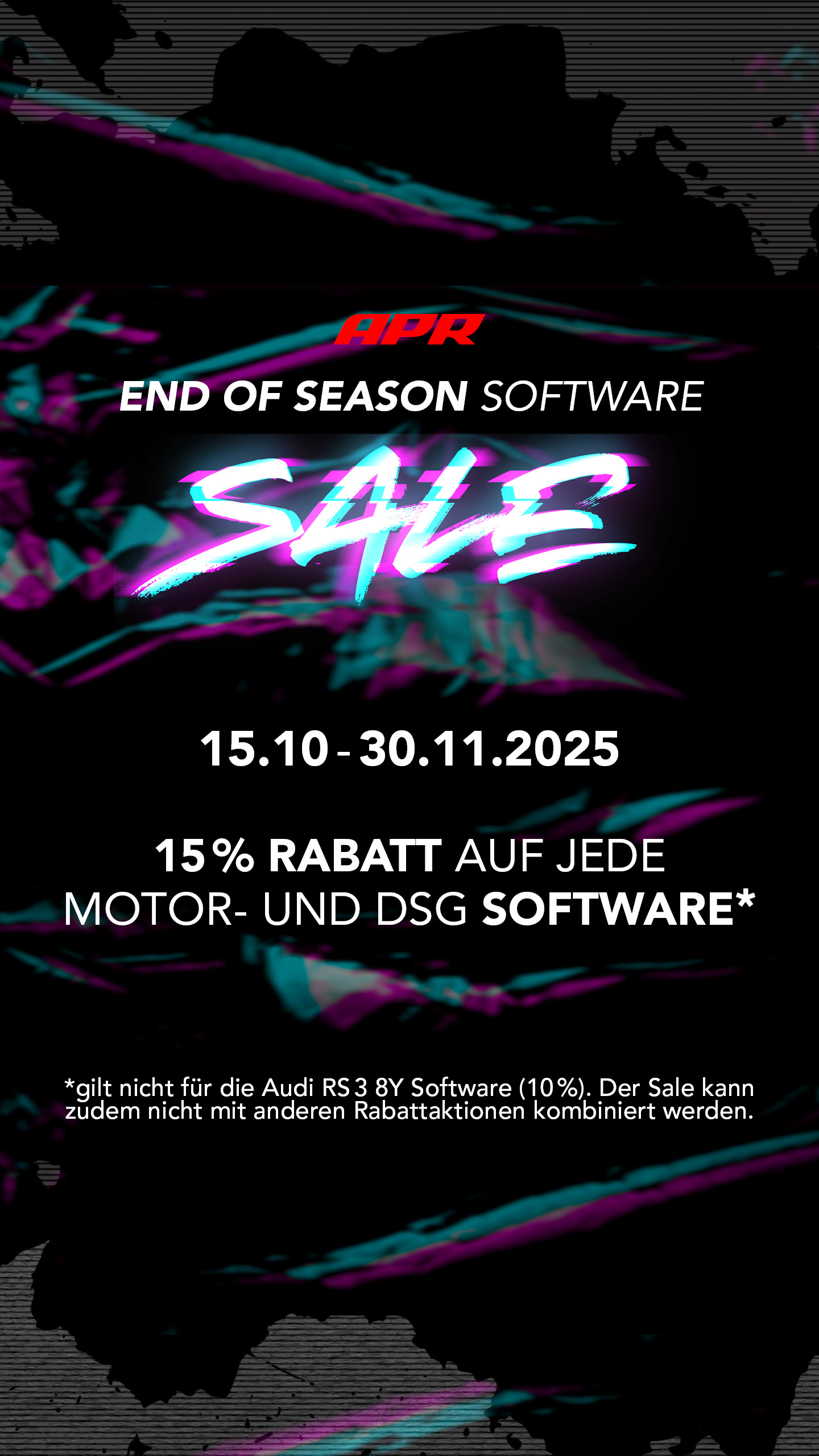 APR End of Season Software Sale