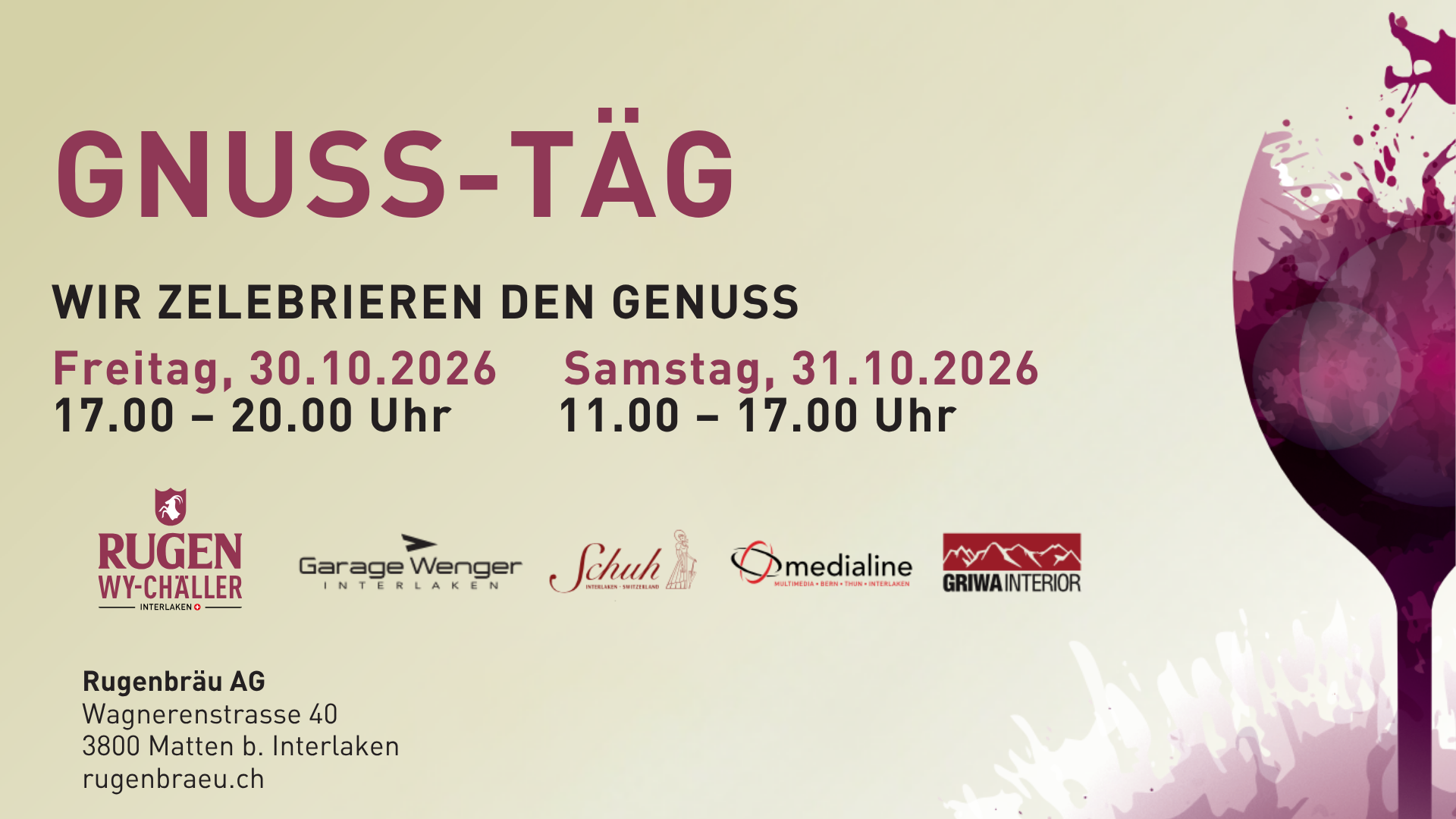Gnuss-T&auml;g Rugen Br&auml;u AG