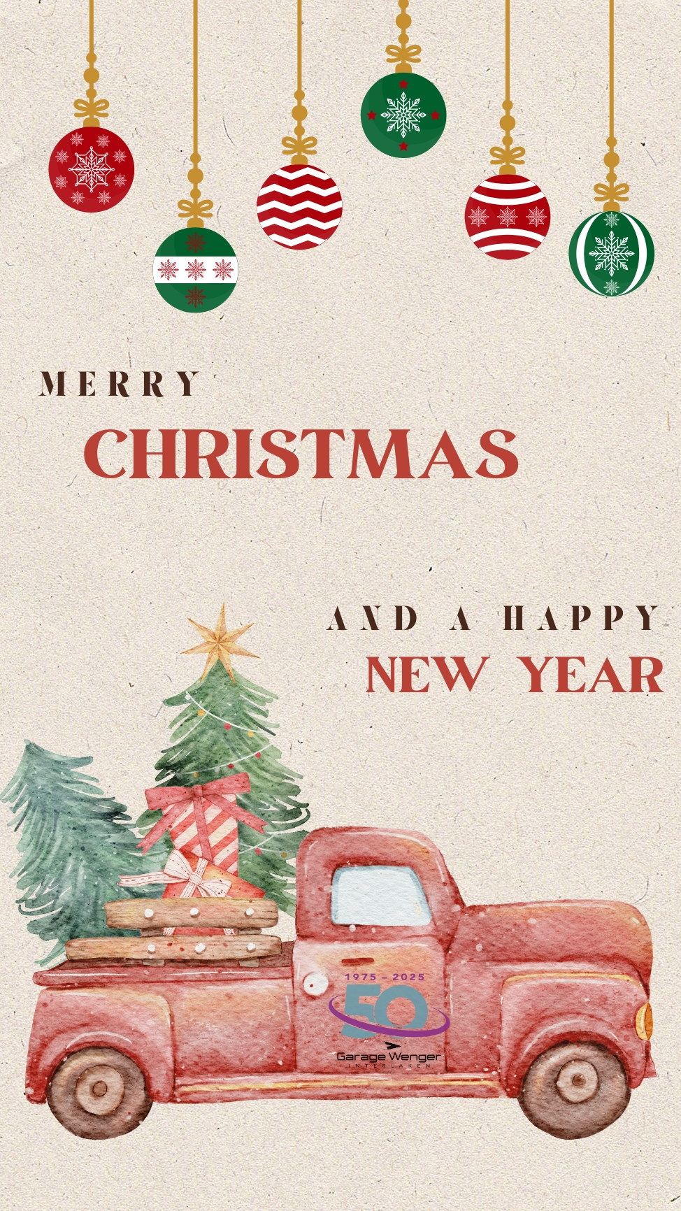 Frohe Weihnachten & guten Rutsch ins 2026!