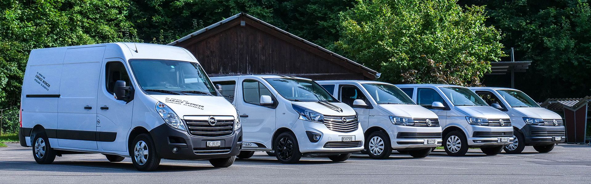 Kleinbusvermietung, Lieferwagen und Transporter mieten